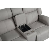 Camryn Gray Power Double Reclining Loveseat - Ornate Home