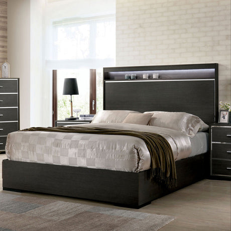 Camryn Warm Gray 4 Pc. Queen Bedroom Set - Ornate Home