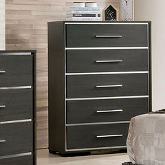 Camryn Warm Gray 5 Pc. Queen Bedroom Set w/ Chest - Ornate Home
