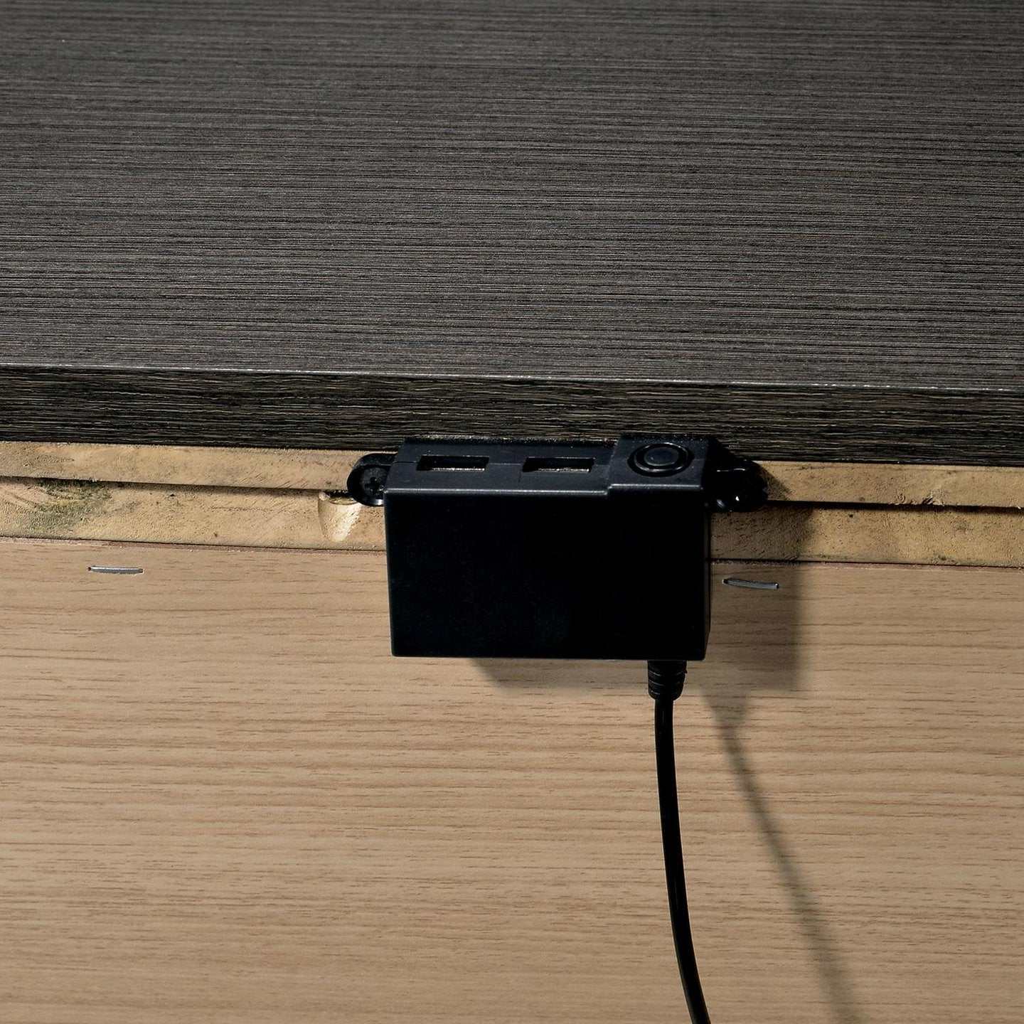 Camryn Warm Gray Nightstand - Ornate Home