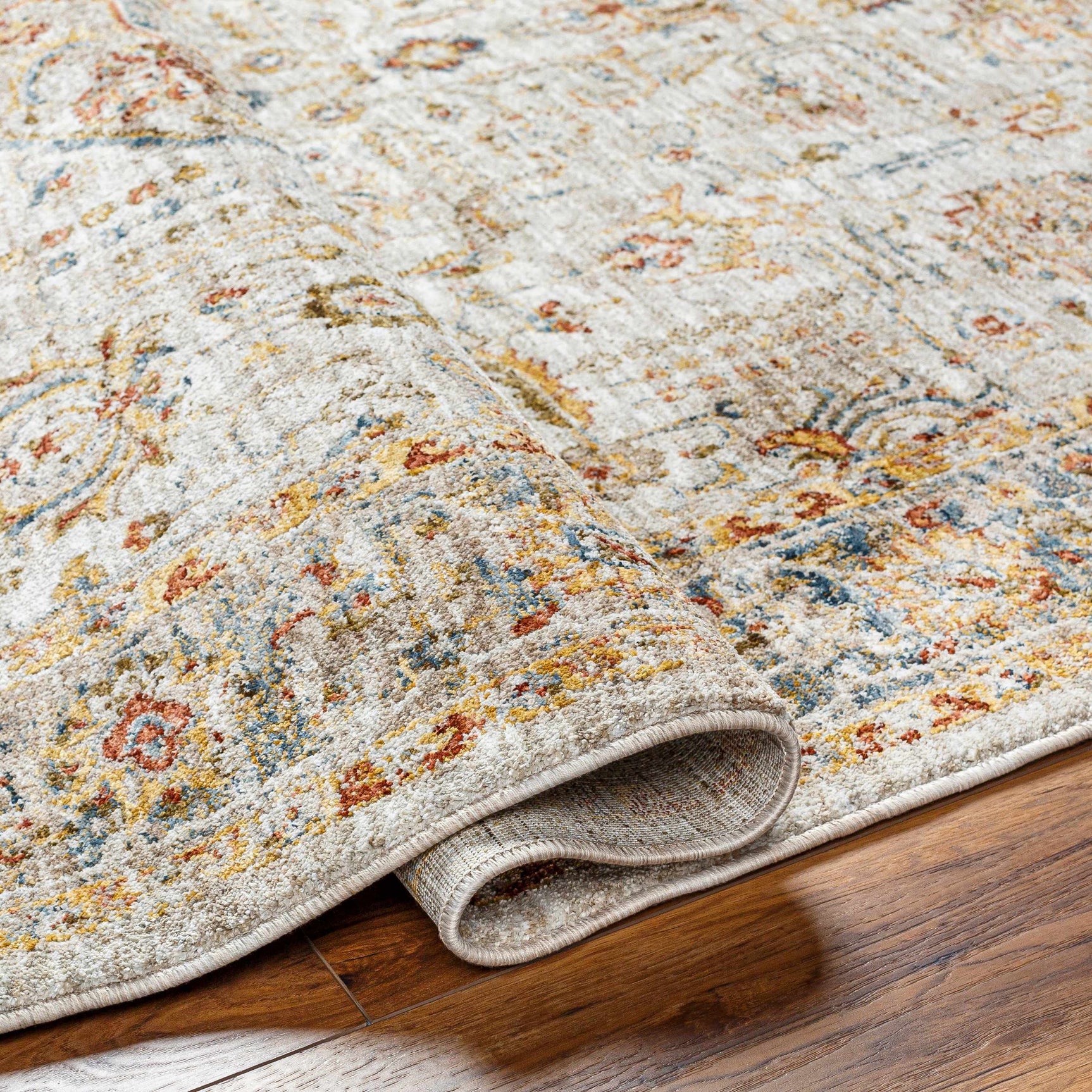 Canan Textured Rug with Fringes - Ornate Home