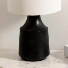 Canayan Black and Natural Resin Table Lamp - Ornate Home