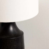 Canayan Black and Natural Resin Table Lamp - Ornate Home