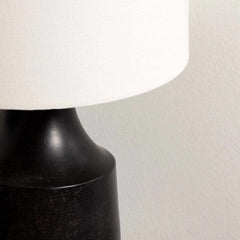 Canayan Black and Natural Resin Table Lamp - Ornate Home