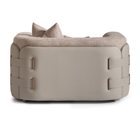 Canberra Mink Chair and a Half - Ornate Home