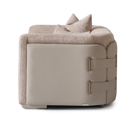 Canberra Mink Chair and a Half - Ornate Home