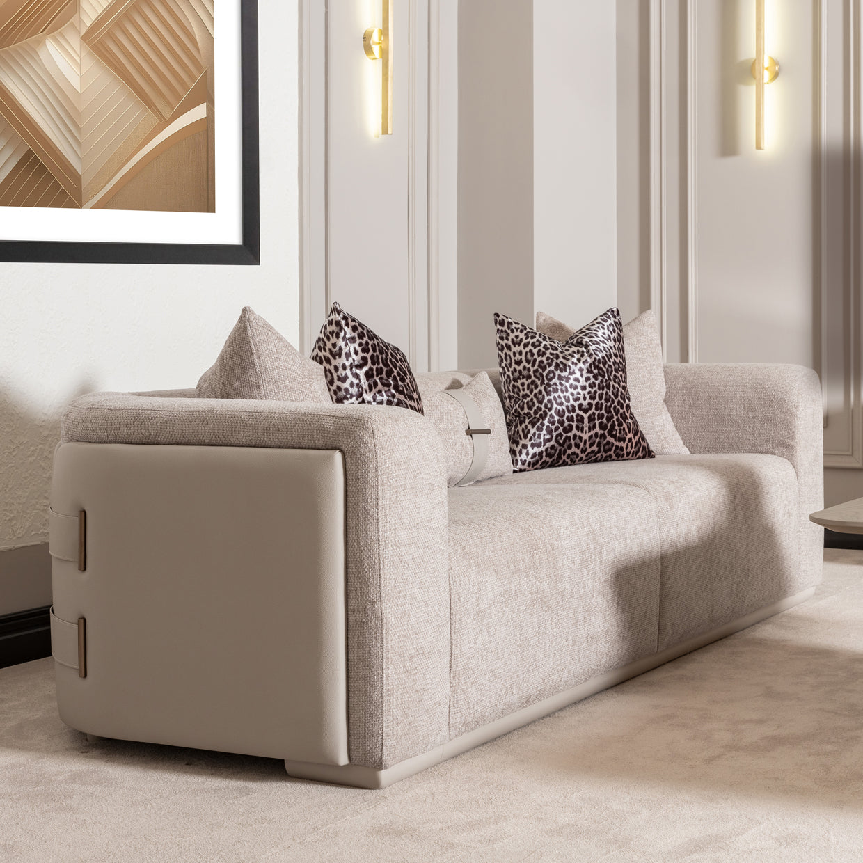 Canberra Mink Sofa - Ornate Home