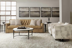 Candace Brown Leather Sofa - Ornate Home