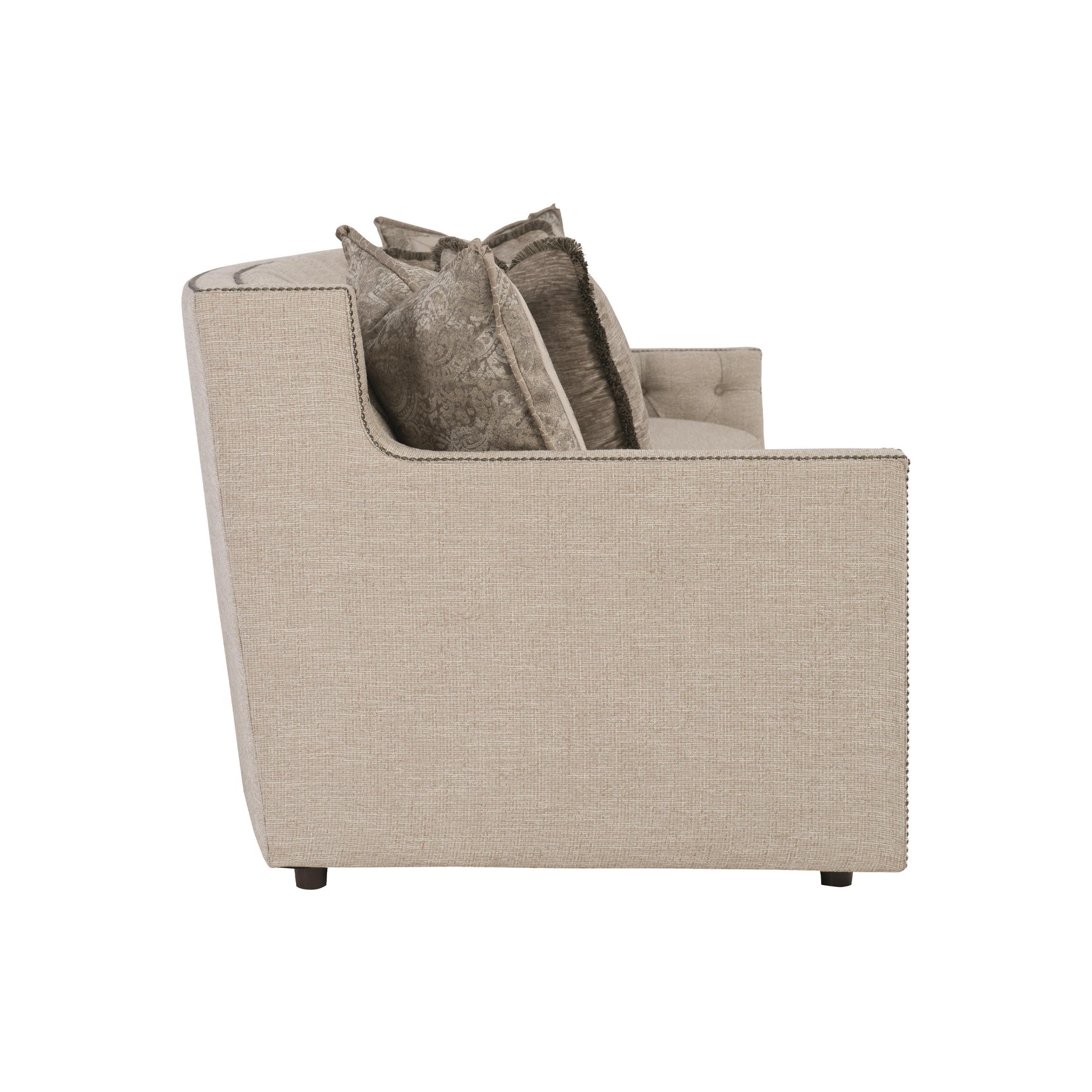 Candace Cream Fabric Sofa - Ornate Home