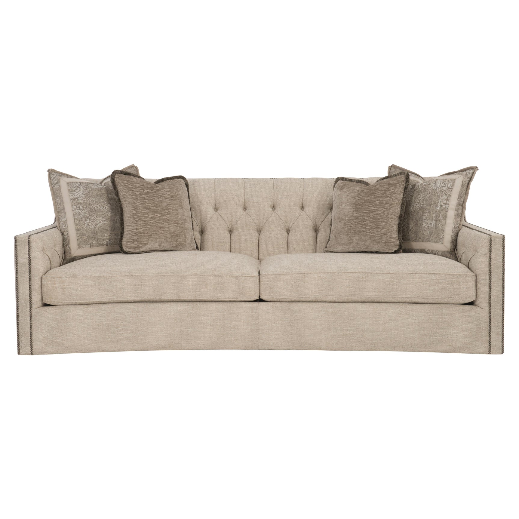 Candace Cream Fabric Sofa - Ornate Home