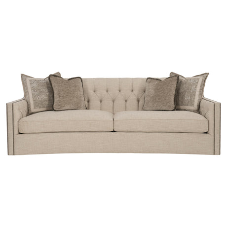 Candace Cream Fabric Sofa - Ornate Home