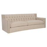 Candace Cream Fabric Sofa - Ornate Home