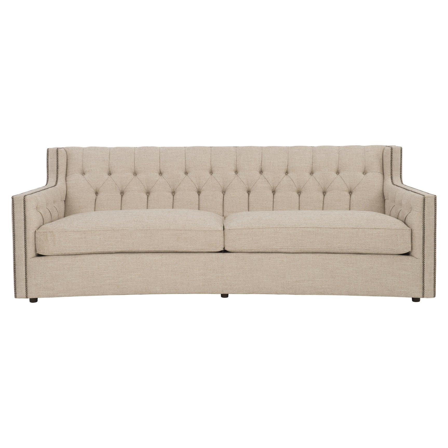 Candace Cream Fabric Sofa - Ornate Home