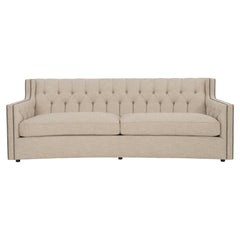 Candace Cream Fabric Sofa - Ornate Home