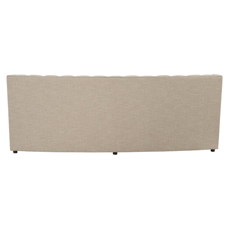 Candace Cream Fabric Sofa - Ornate Home