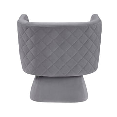Candace Gray Swivel Chair - Ornate Home