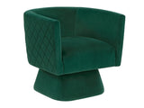 Candace Green Swivel Chair - Ornate Home