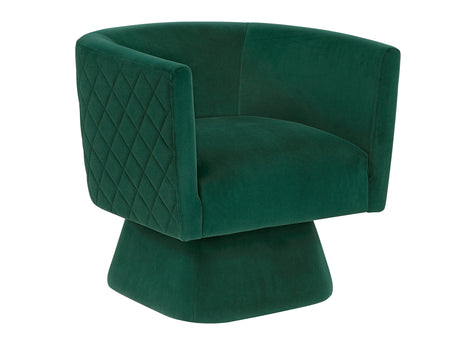 Candace Green Swivel Chair - Ornate Home