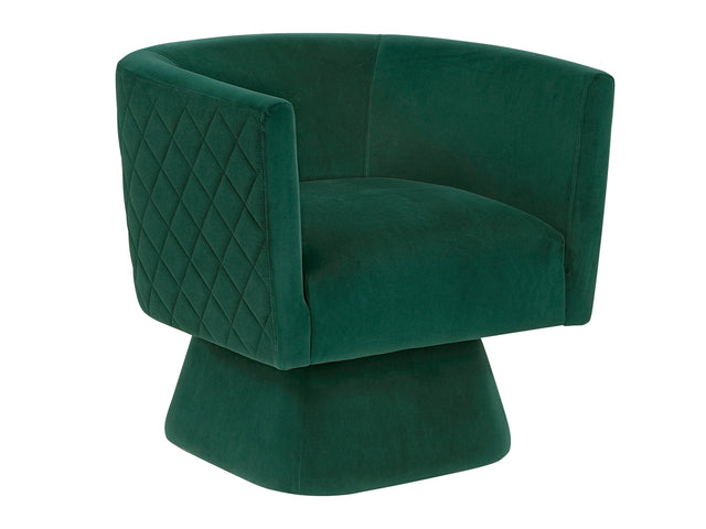 Candace Green Swivel Chair - Ornate Home