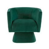 Candace Green Swivel Chair - Ornate Home