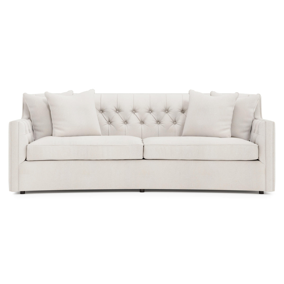 Candace Ivory Sofa Without Nails - Ornate Home