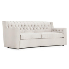 Candace Ivory Sofa Without Pillows & Nails - Ornate Home