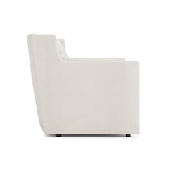 Candace Ivory Sofa Without Pillows & Nails - Ornate Home