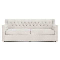 Candace Ivory Sofa Without Pillows & Nails - Ornate Home