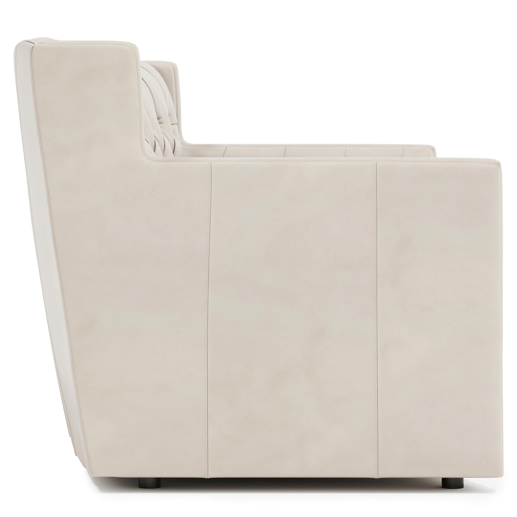 Candace Ivory Sofa Without Pillows & Nails - Ornate Home