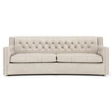 Candace Ivory Sofa Without Pillows & Nails - Ornate Home