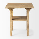 Candace Light Brown Wood Bridge Accent Table - Ornate Home