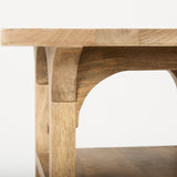 Candace Light Brown Wood Bridge Accent Table - Ornate Home