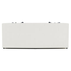 Candace White/Cream Fabric Sofa (96" W) - Ornate Home