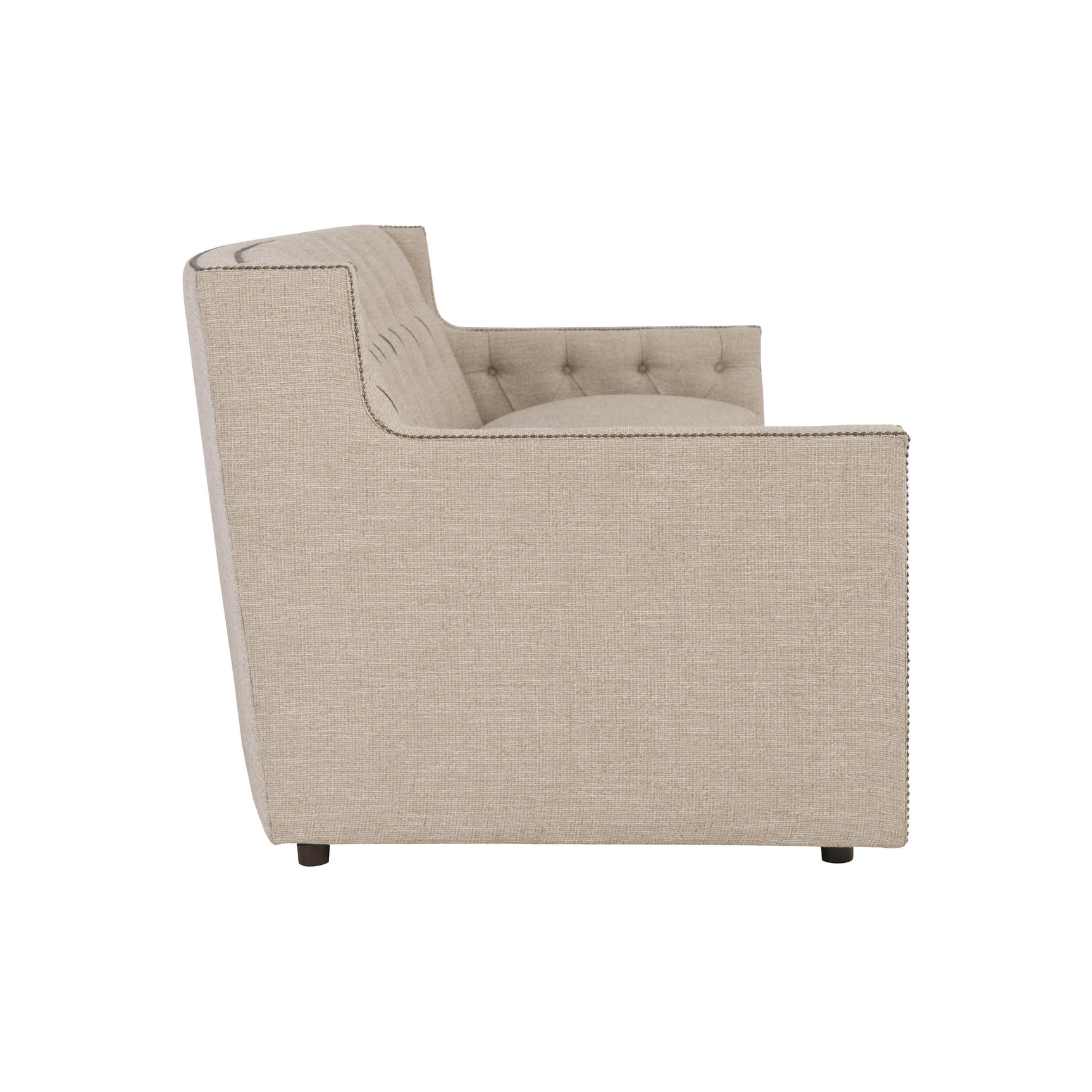 Candace White/Cream Fabric Sofa - Ornate Home