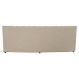 Candace White/Cream Fabric Sofa - Ornate Home