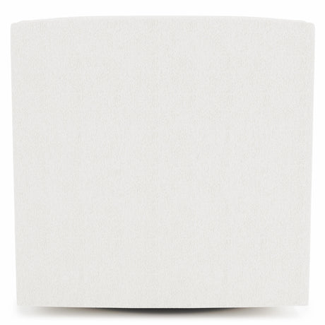 Candace White/Cream Fabric Swivel Chair - Ornate Home