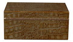 Candece Green Leather Box (Set of 2) - Ornate Home