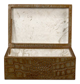 Candece Green Leather Box (Set of 2) - Ornate Home