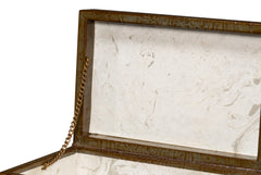 Candece Green Leather Box (Set of 2) - Ornate Home