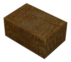 Candece Green Leather Box (Set of 2) - Ornate Home