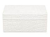 Candece Ivory Leather Box (Set of 2) - Ornate Home