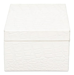 Candece Ivory Leather Box (Set of 2) - Ornate Home