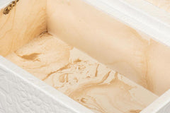 Candece Ivory Leather Box (Set of 2) - Ornate Home