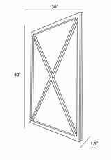 Candon Black Framed Mirror - Ornate Home