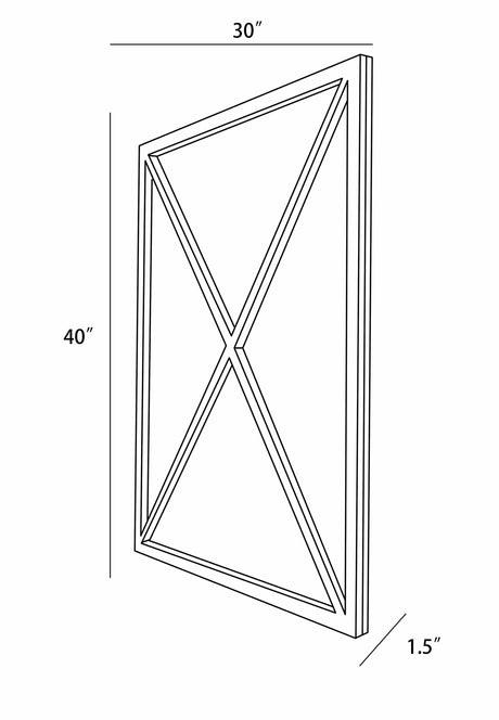 Candon Black Framed Mirror - Ornate Home