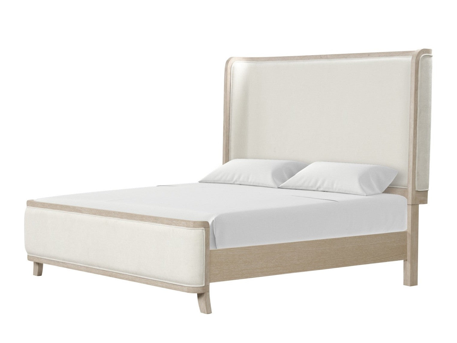 Candra Natural Oak Eastern King Bed - Ornate Home