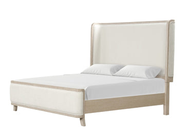 Candra Natural Oak Eastern King Bed - Ornate Home