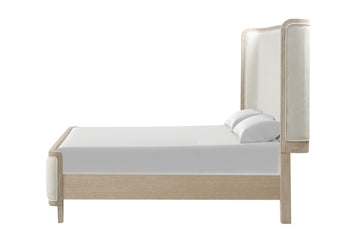 Candra Natural Oak Eastern King Bed - Ornate Home