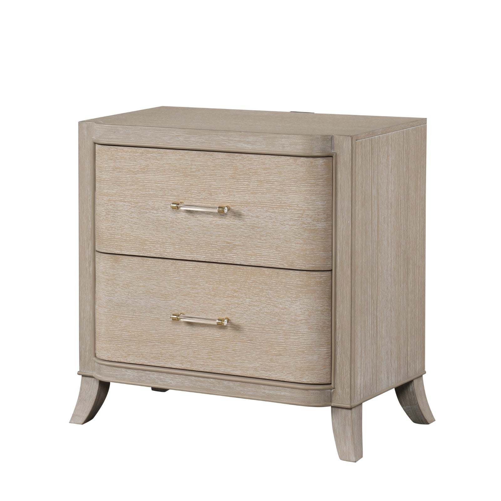 Candra Natural Oak Nightstand - Ornate Home