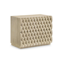 Candra Natural Wood Nightstand - Ornate Home